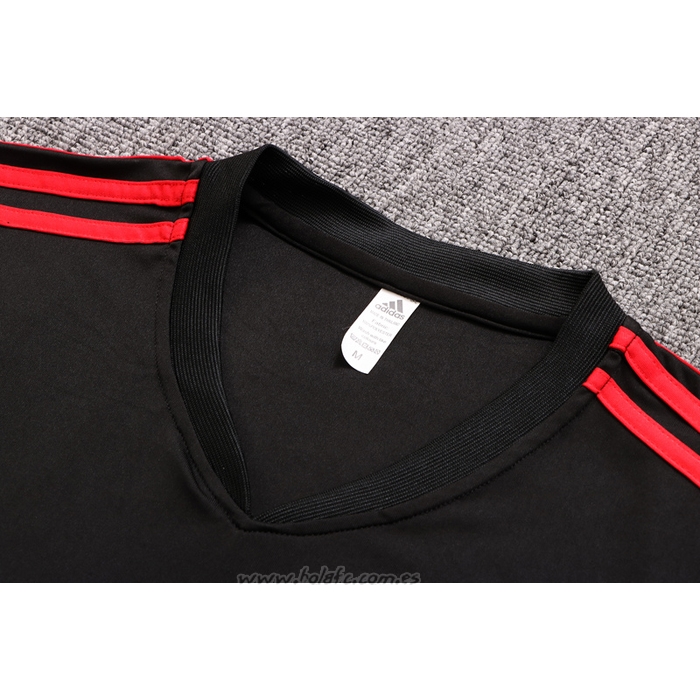 Chandal del Manchester United Manga Corta 2022-2023 Negro